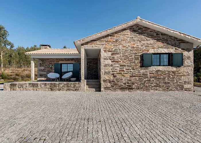 Tatil Evi T3 Com Piscina E Jardim - Casula No Caramulo